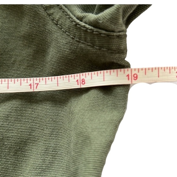 Old Navy Olive / Army Green Canvas Utility Bomber Jacket XS - Picture 5 of 6